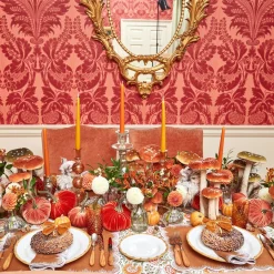 Autumn Decorations<Mrs. Alice Nutshell Glitter Wreath (Set of 4)