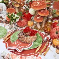 Autumn Decorations<Mrs. Alice Nutshell Glitter Wreath (Set of 4)