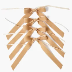 Napkin Rings & Bows<Mrs. Alice Oat Velvet Bow (Set of 4) - 20cm