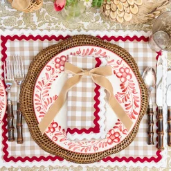 Napkin Rings & Bows<Mrs. Alice Oat Velvet Bow (Set of 4) - 20cm