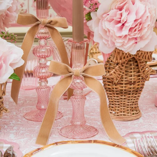 Napkin Rings & Bows<Mrs. Alice Oat Velvet Bow (Set of 4) - 20cm