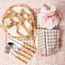 Napkin Rings & Bows<Mrs. Alice Oat Velvet Bow (Set of 4) - 20cm