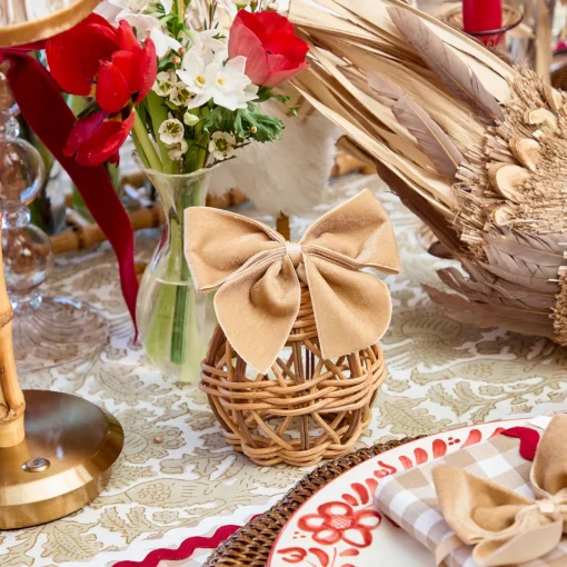 Napkin Rings & Bows<Mrs. Alice Oat Velvet Napkin Bows (Set of 4)
