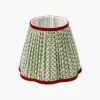 Lampshades<Mrs. Alice Olive & Red Lotus Lampshade (18cm)