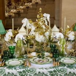 Summer Glassware | Summer Candleware<Mrs. Alice Olive Glass Lantern Tea Light Holder (Pair) - 18 cm