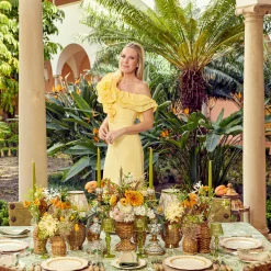 Summer Glassware | Summer Candleware<Mrs. Alice Olive Glass Lantern Tea Light Holder (Pair) - 18 cm