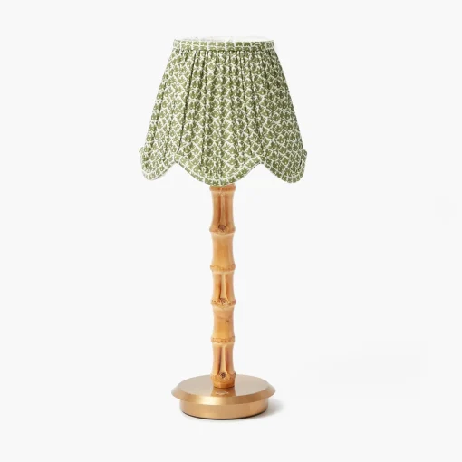 Lampshades<Mrs. Alice Olive Lotus Deep Scalloped Lampshade (18cm)
