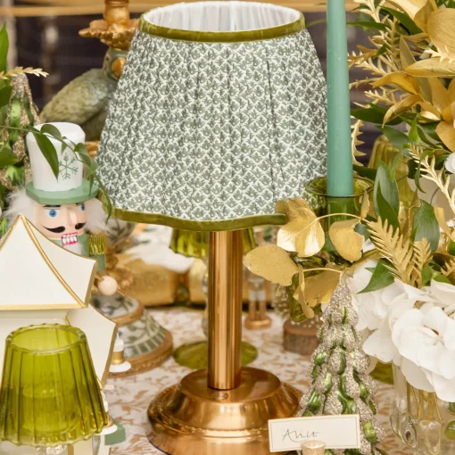 Lampshades<Mrs. Alice Olive Lotus Lampshade (22cm)