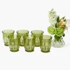 Glasses<Mrs. Alice Olive Scalloped Water Glasses (Set of 6)