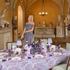 Napkins<Mrs. Alice Pagoda Lilac Linen Napkins (Set of 4)