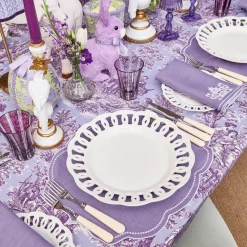 Napkins<Mrs. Alice Pagoda Lilac Linen Napkins (Set of 4)