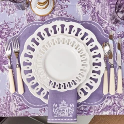 Napkins<Mrs. Alice Pagoda Lilac Linen Napkins (Set of 4)
