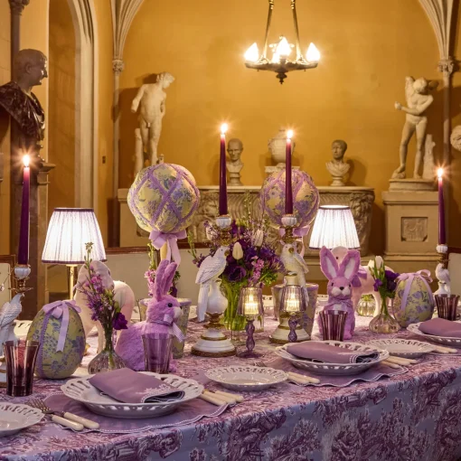 Napkins<Mrs. Alice Pagoda Lilac Linen Napkins (Set of 4)