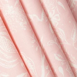 Serena Fresson Fabrics<Mrs. Alice Palm Beach Pink Chelsea Square Fabric