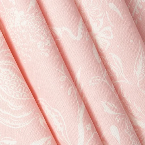 Serena Fresson Fabrics<Mrs. Alice Palm Beach Pink Chelsea Square Fabric