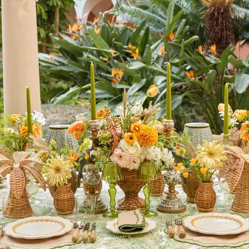 Summer Glassware | Glasses<Mrs. Alice Palm Tree Glasses (Set of 4)