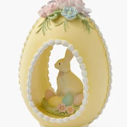 Spring Decorations<Mrs. Alice Pastel Yellow Bunny in Egg