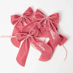 Napkin Rings & Bows | Mrs. Alice Monogram<Mrs. Alice Personalisable Dusty Pink Bow