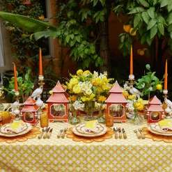 Summer Crockery | Starter Plates<Mrs. Alice Petal Bamboo Ceramic Starter Plate