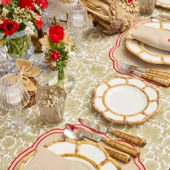 Summer Crockery | Starter Plates<Mrs. Alice Petal Bamboo Ceramic Starter Plate