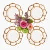 Summer Crockery | Starter Plates<Mrs. Alice Petal Bamboo Starter Plate (Set of 4)