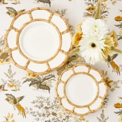 Summer Crockery | Starter Plates<Mrs. Alice Petal Bamboo Starter Plate (Set of 4)