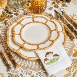 Summer Crockery | Starter Plates<Mrs. Alice Petal Bamboo Starter Plate (Set of 4)