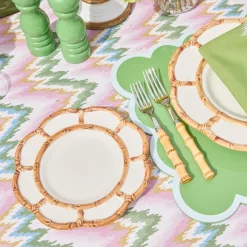 Summer Crockery | Starter Plates<Mrs. Alice Petal Bamboo Starter Plate (Set of 4)