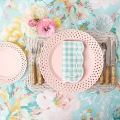 Summer Crockery | Starter Plates<Mrs. Alice Pink Basketweave Starter Plate