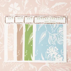 Serena Fresson Fabrics<Mrs. Alice Pink Chelsea Square Fabric