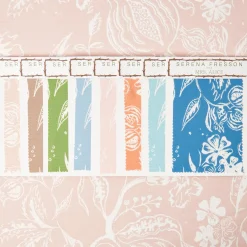 Serena Fresson Fabrics<Mrs. Alice Pink Chelsea Square Fabric