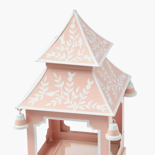Year-round Decorations | Pagodas & Lanterns<Mrs. Alice Pink Chinoiserie Pagoda Lantern