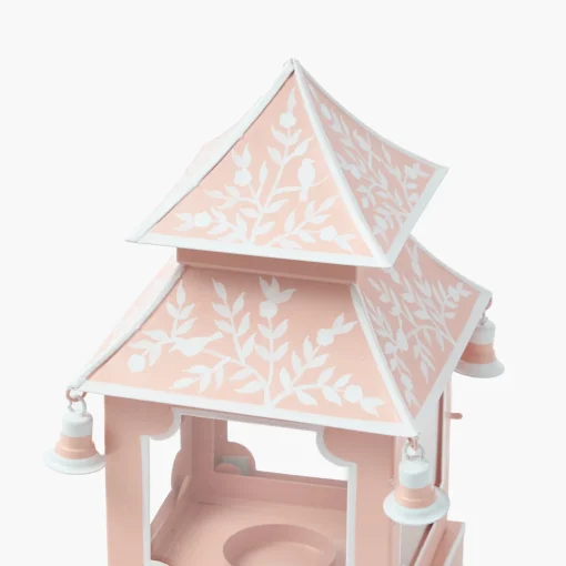 Year-round Decorations | Pagodas & Lanterns<Mrs. Alice Pink Chinoiserie Pagoda Lantern