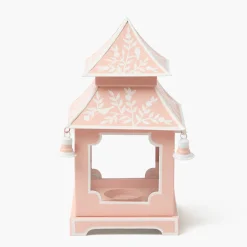 Year-round Decorations | Pagodas & Lanterns<Mrs. Alice Pink Chinoiserie Pagoda Lantern