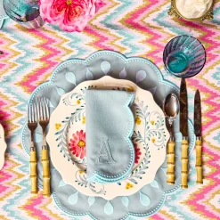 Summer Crockery | Starter Plates<Mrs. Alice Pink Flowers Starter Plates (Set of 4)