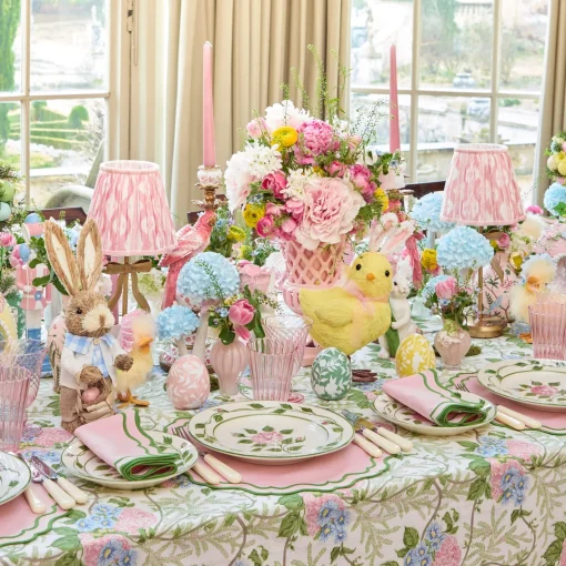 Summer Glassware | Glasses<Mrs. Alice Pink Fluted Glassware (Set of 8)