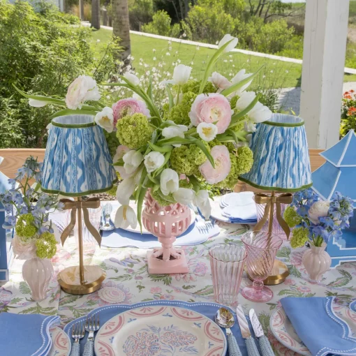 Summer Glassware | Glasses<Mrs. Alice Pink Fluted Glassware (Set of 8)