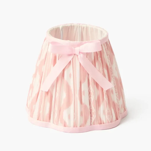 Lampshades<Mrs. Alice Pink Ikat Bow Lampshade (18cm)