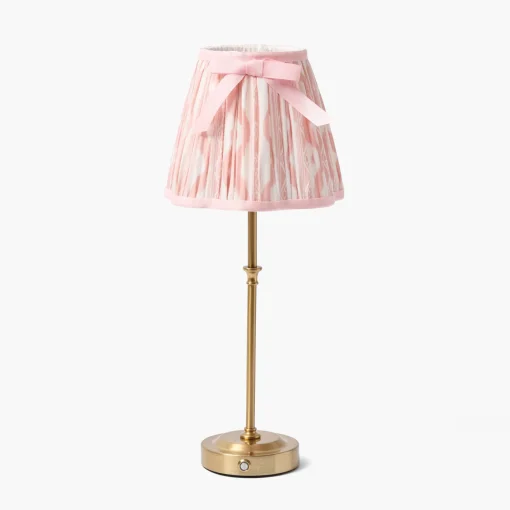 Lampshades<Mrs. Alice Pink Ikat Bow Lampshade (18cm)