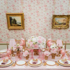 Lampshades<Mrs. Alice Pink Lotus Lampshade (18cm)