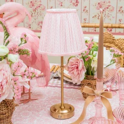 Lampshades<Mrs. Alice Pink Lotus Lampshade (18cm)