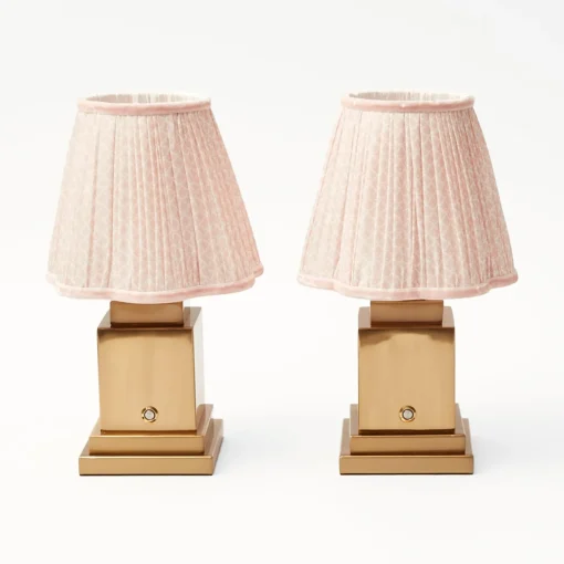 Lampshades<Mrs. Alice Pink Lotus Lampshade (18cm)