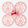 Starter Plates | Crockery Sets<Mrs. Alice Pink Melograno Starter Plates (Set of 4)