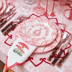 Starter Plates | Crockery Sets<Mrs. Alice Pink Melograno Starter Plates (Set of 4)