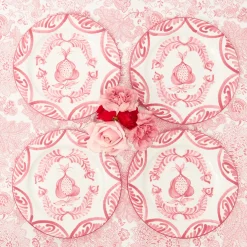 Starter Plates | Crockery Sets<Mrs. Alice Pink Melograno Starter Plates (Set of 4)