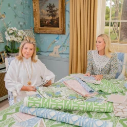 Serena Fresson Fabrics<Mrs. Alice Pink Pavilion Fabric