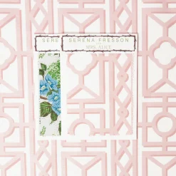 Serena Fresson Fabrics<Mrs. Alice Pink Pavilion Fabric