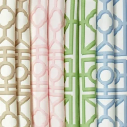 Serena Fresson Fabrics<Mrs. Alice Pink Pavilion Fabric