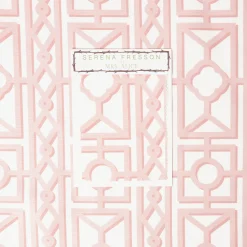 Serena Fresson Fabrics<Mrs. Alice Pink Pavilion Fabric