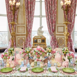 Placemats<Mrs. Alice Pink Pia Woven Placemats (Set of 4)